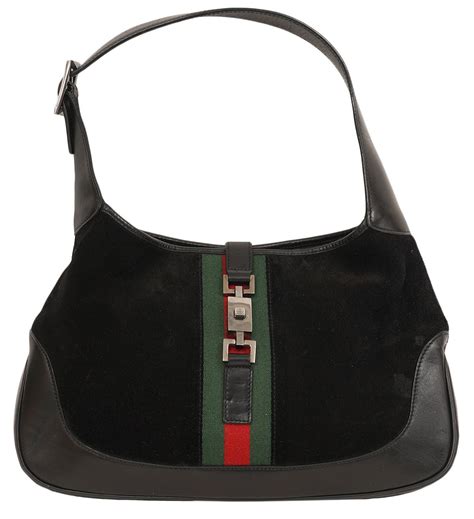 gucci double bag black|vintage black gucci shoulder bag.